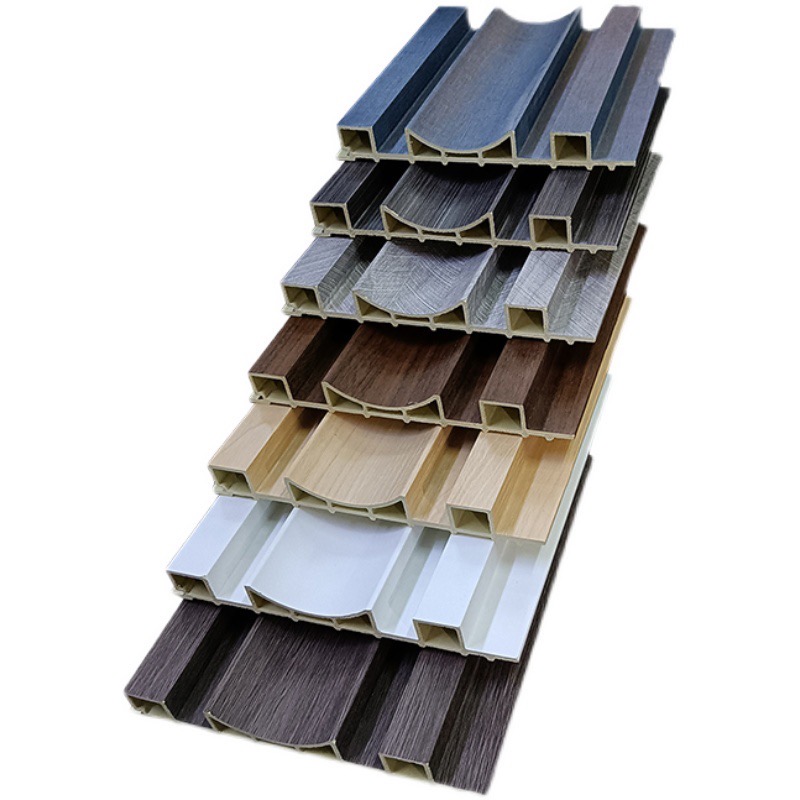 Interior décor PVC WPC fluted panel extrusion line