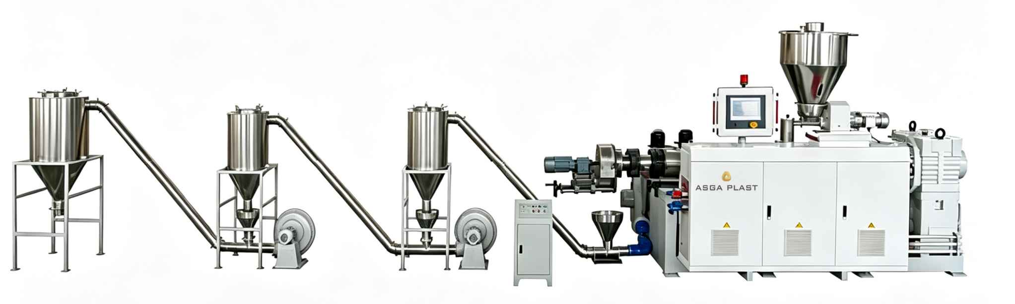 pvc hot-cut pelletizing production line 